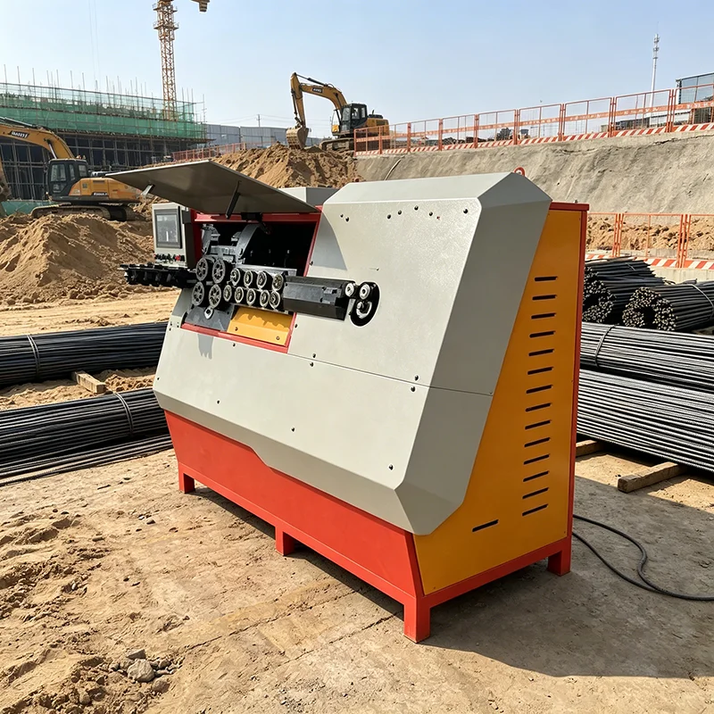 CNC Rebar Stirrup Bending Machine with Mechanical Cutting System Only Wear Blade Needs Replacement
