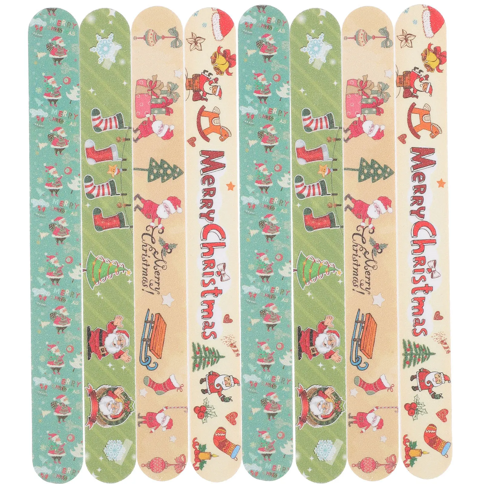 

12Pcs Dual Grit Nail Files Emery Boards for Natural Acrylic Gel Nails Manicure DIY Beauty Care Kit Salon Grade Nail Filing Tools