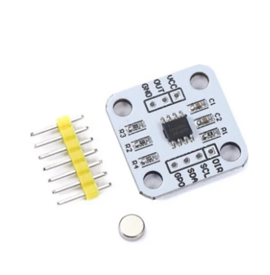 10PCS AS5600 AS5600-ASOM Chip SOP8 Magnetic Encoder Induction Angle Measurement Sensor Module IN STOCK