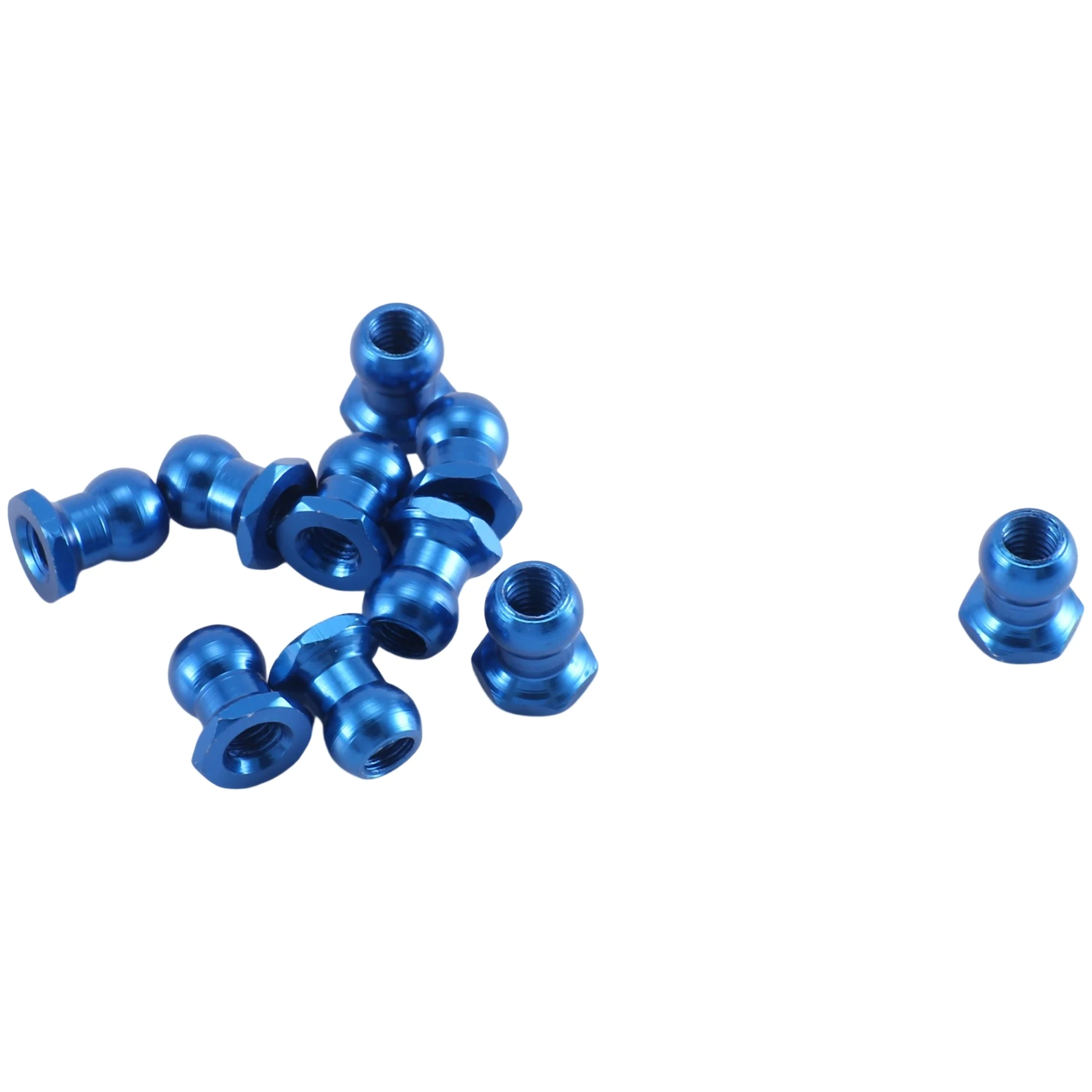 53640 5mm Aluminum Alloy Ball Head Nut for Tamiya RC Car Upgrades Parts Accessories