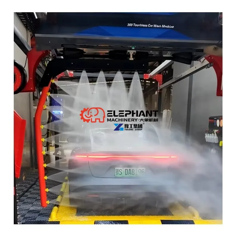 Automatic Touchless Car Wash Machine with Foam Wax Dryer Functions Electric Powered Spotless Rinse Reasonable Price