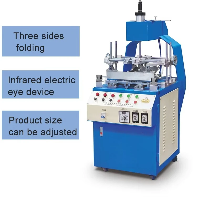 Plastic Blister Three Edges Folding Machine 3 Sides Blister Bending Machine