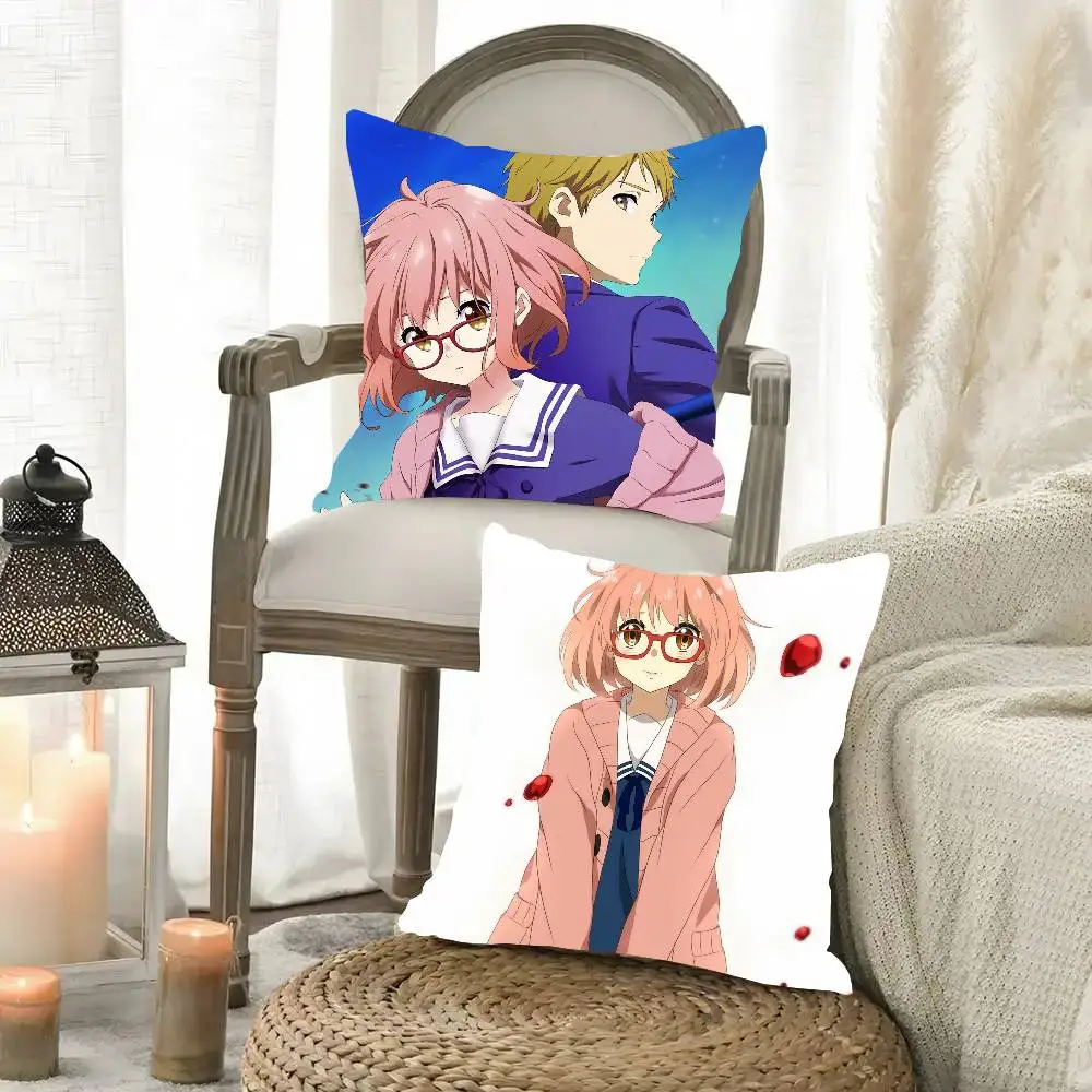 Beyond The B-Boundary Anime Pillow Case Fashion Square Pillowcase Bedroom Sofa Room Ins Decoration Leisure