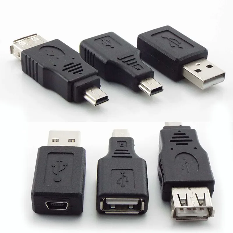 Mini USB B 2.0 A Female Male 5 Pin to USB Mini 5Pin B A Female Jack USB 2.0 Converter Adapter M/F Extension Plug Cable a7