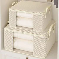Grand sac de rangement pliable pour la maison, sac de rangement pour vêtements, couette et articles divers, gain de place, haute capacité de charge 5