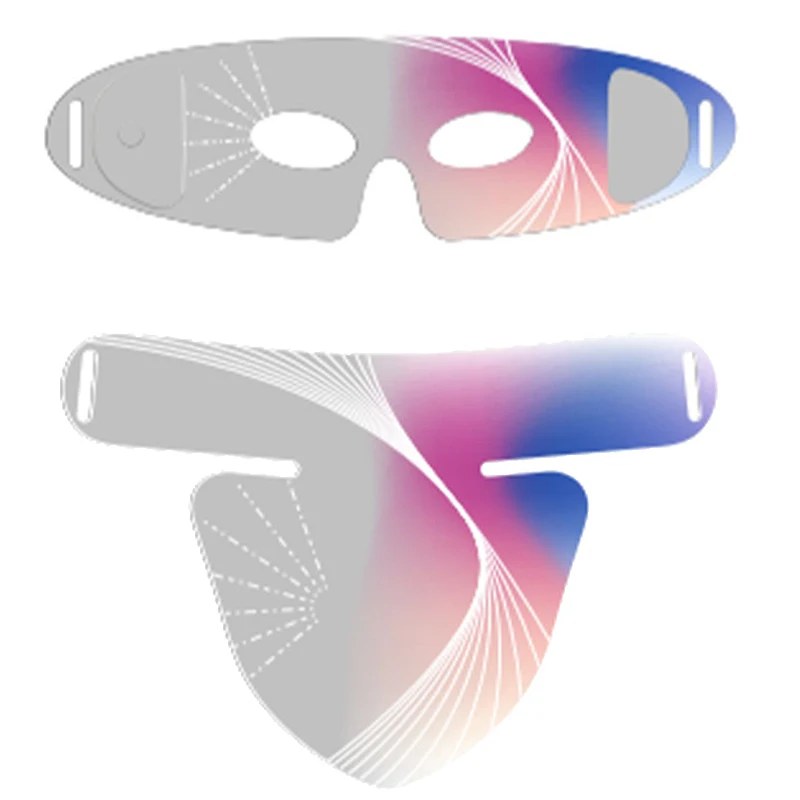 Hot Selling 460nm 590nm 630nm 850nm Rood Licht Therapie Schoonheid Ogen Massage Apparaat voor Ogen en Nek