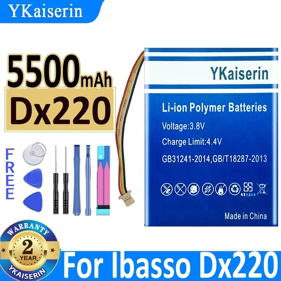 

5500mAh YKaiserin Battery for Ibasso DX220 Bateria