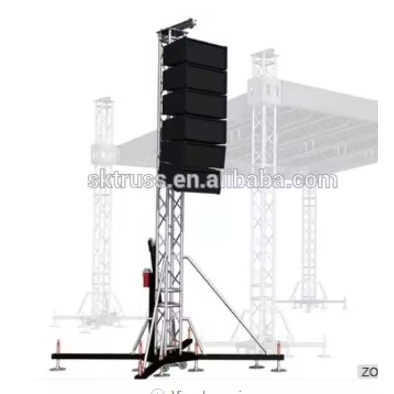 

High Quality Easy Installation Space Utilization High Convenient Line Array Speakers Truss Tower,Speaker Truss
