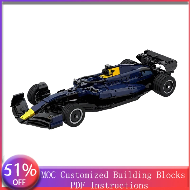 

3273 PCS Sports Car Blue Cool MOC Customize Modular Building Block Creative Design Educational Learning DIY Toy Birthday Gift