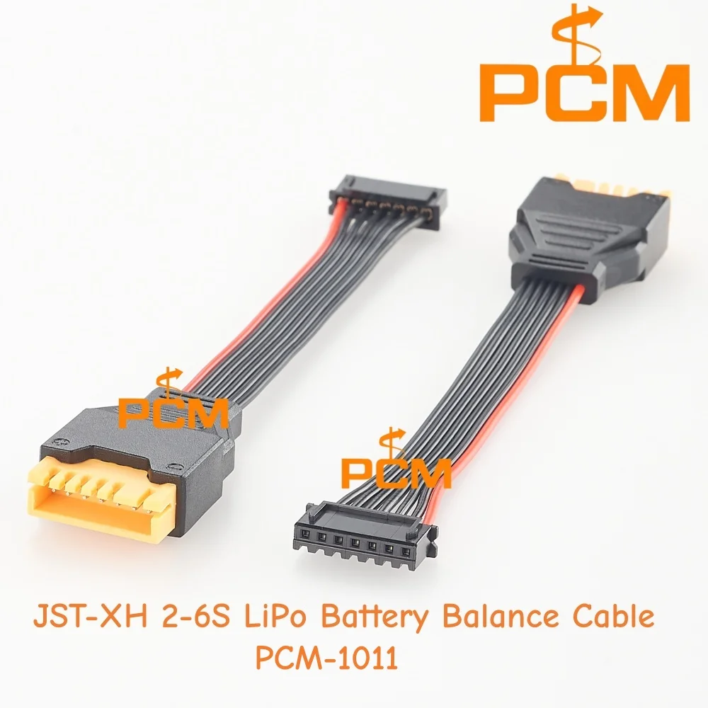 JST-XH 2-6S LiPo Battery Balance Extension Cable 22AWG Charging Wire for RC FPV Drone Battery Pack Charger and Power Setup