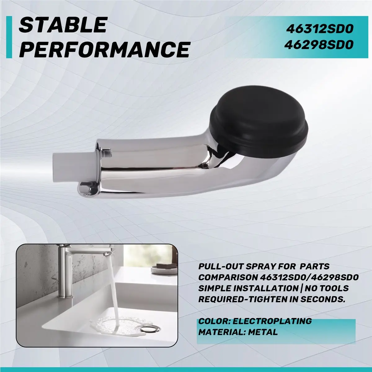 Sep.HOT~Pull-Out Arm for Pull-Out Faucets, for 46312SD0/46298SD0 B