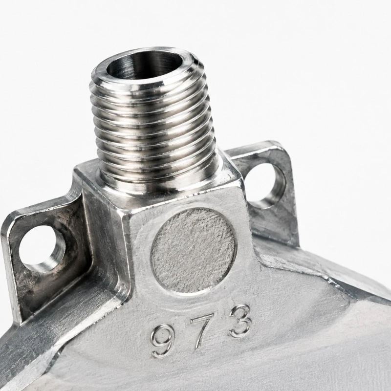 Low-Noise 973 Air Blow Nozzle with 22 Recessed Orifices and a Flat Fan Output for Cooling, Drying, and Dust Removal high quality