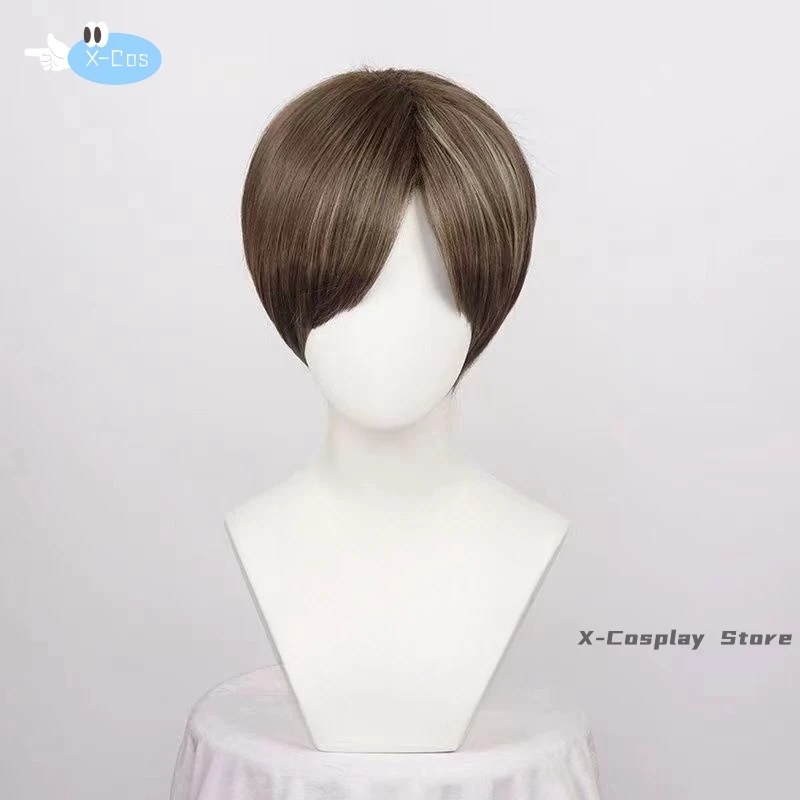 Biohazard Resident 4 Leon S Kennedy Evil Kostüm Ledermantel Jacke Cosplay PU Faur Jacke Langarm Winter Oberbekleidung Herren Junge