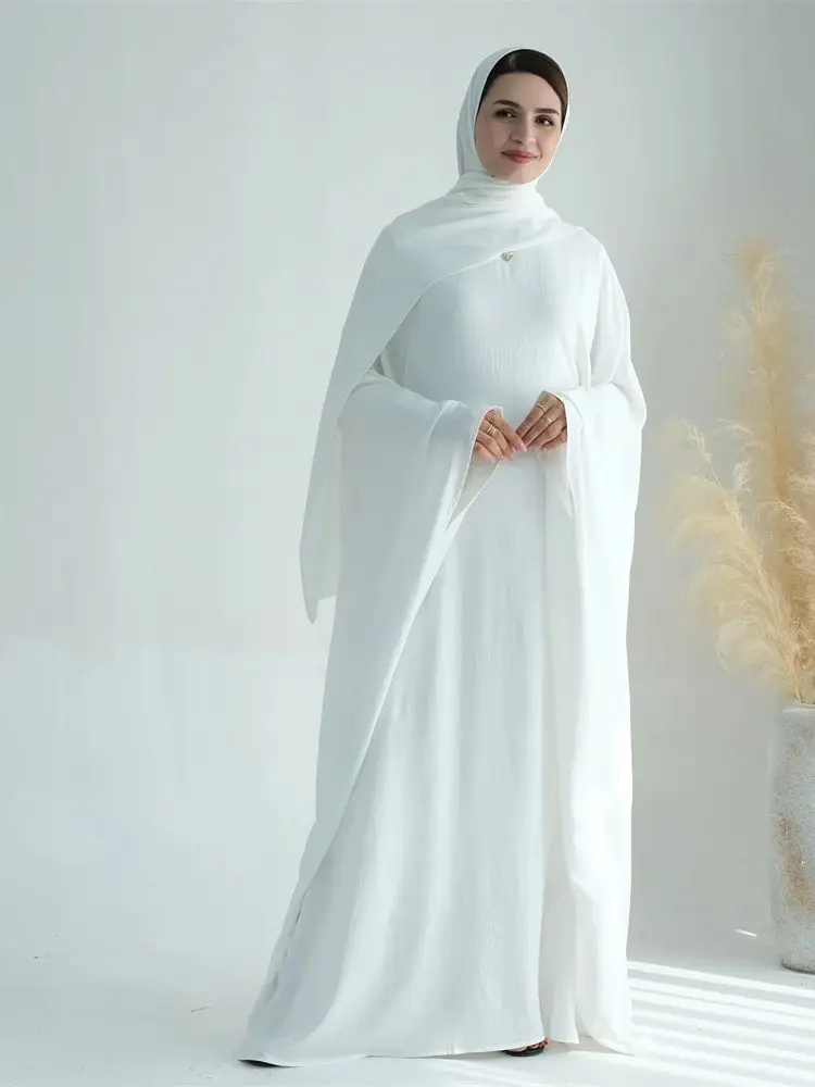 Conjunto de Ramadán Eid Khimar Abaya para mujer, vestido musulmán de Turquía, ropa de oración, vestidos africanos, bata Kebaya