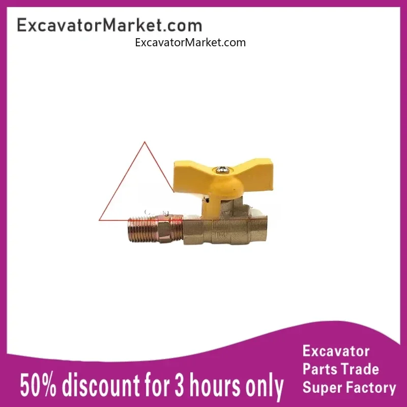 Excavator Spare Hitachi zax ex120/200/210/240/250/330/360 Oil tank drain switch drain valve excavator accessories