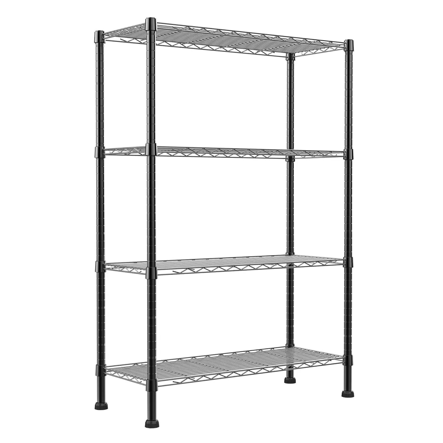 

4-Tier Adjustable Metal Storage Shelving Rack Unit for Laundry Kitchen Pantry Closet 14.1"x30"x54",Customized