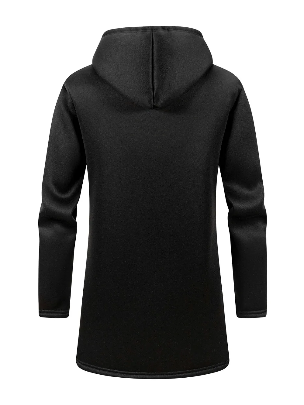 Winter männer Verdickte Hoodies Jacke Im Freien Warm Zipper Langarm Sweatshirts Strickjacke Streetwear Einfarbig Tops Mantel – Detail 3