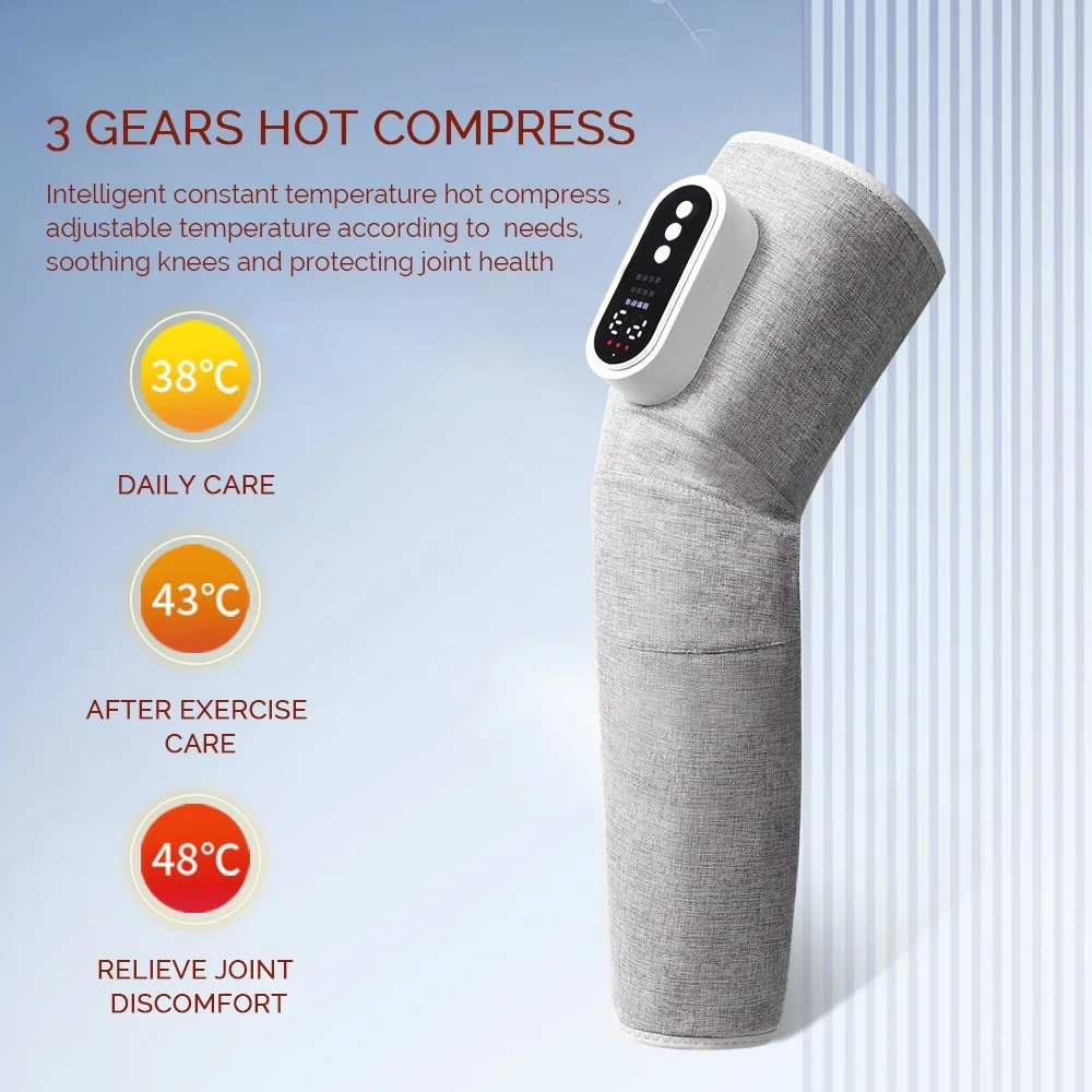 

Wireless Smart Leg Massager 3 Gear Adjustable Relax Foot Calf Muscle 360° Air Pressure Leg Relaxation Kneading Massager