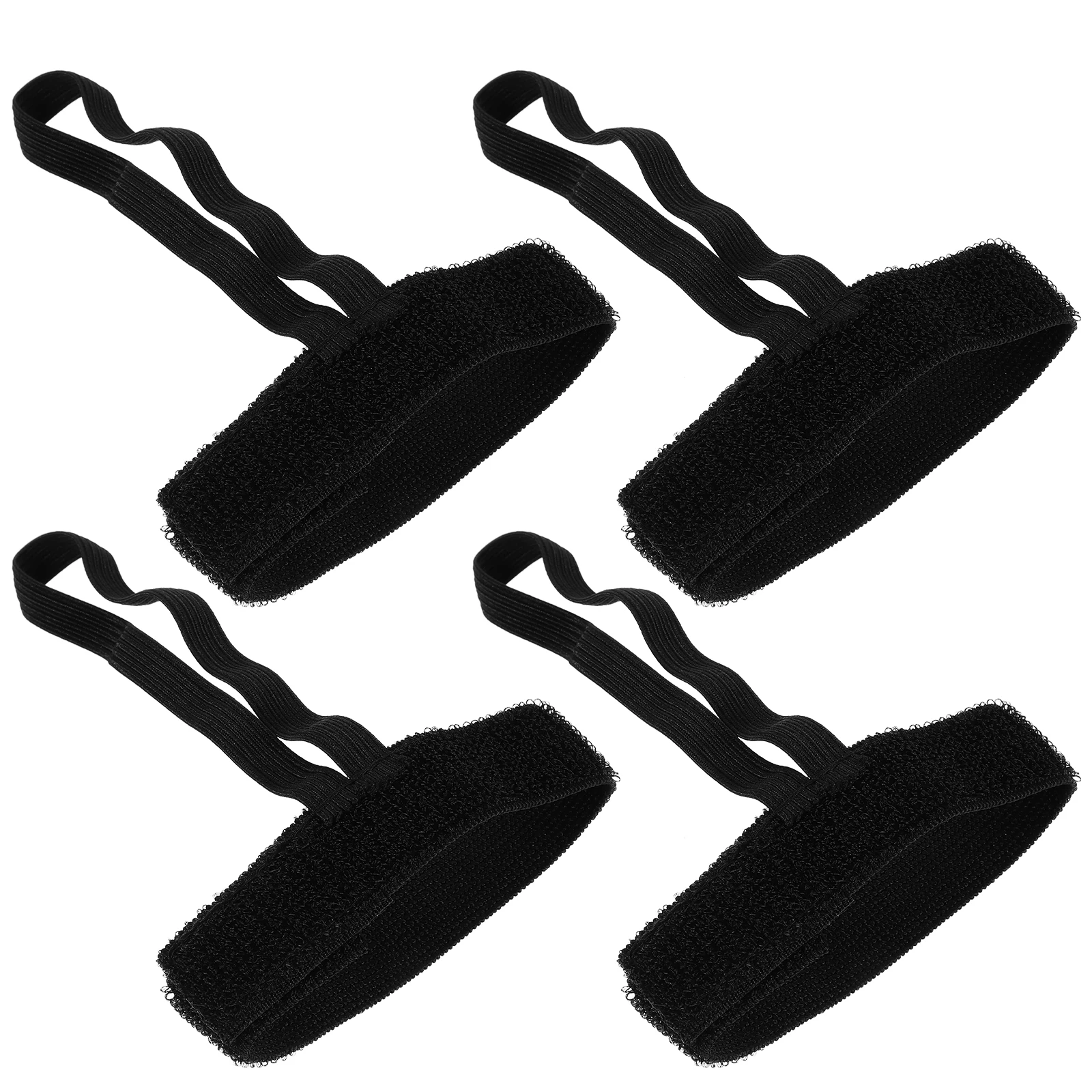 

4 Pcs Referee Football Chain Clip Soccer Kit Equipment Numbered Wrist Polyester Men's