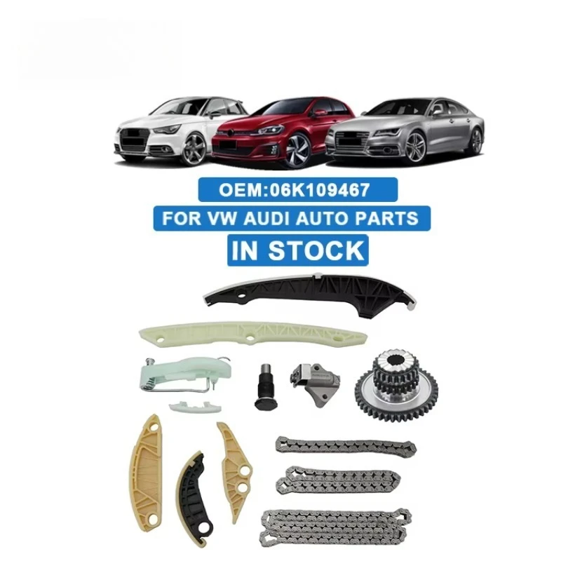 06K109467 New Engine Part Timing Chain Tensioner Kit for VW Golf Audi