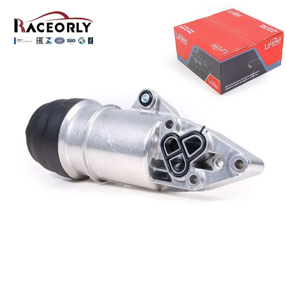 

RACEORLY Aluminum Oil Filter Housing For Audi A4 A5 A6 A8 Q5 Q7 06E115405K