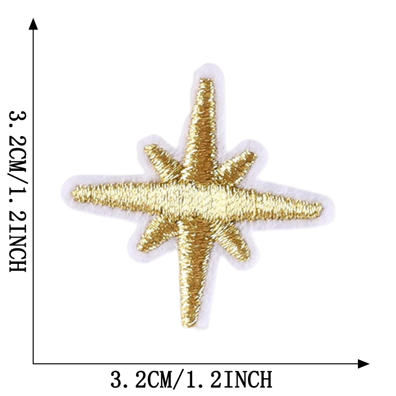 10/20 Stück Lot Patches für Kleidung Kinder Jungen Space Star Niedliche Eisen auf bestickte Nähen Designer kleine Bulk Anime Streifen Pack Mädchen – Detail 5