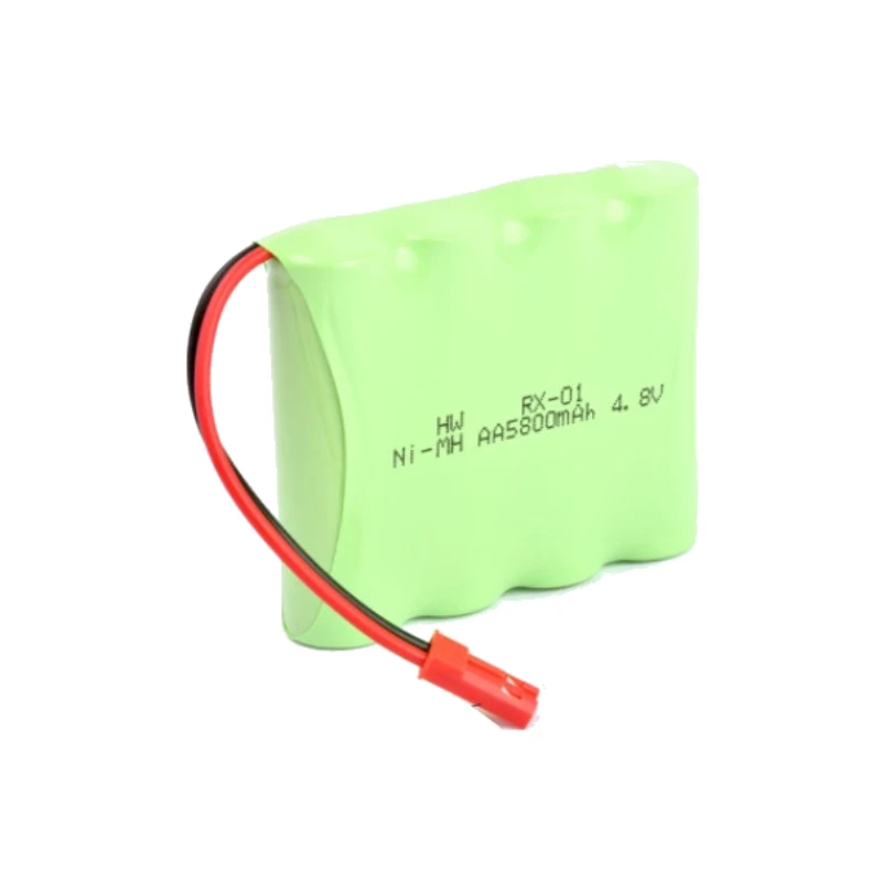 New In Stock 6V 7.2V 4.8V 5800mAh NiMH Battery for RC Cars Robots Tanks Gun Boats AA Rechargeable Battery Pack with JST Plug