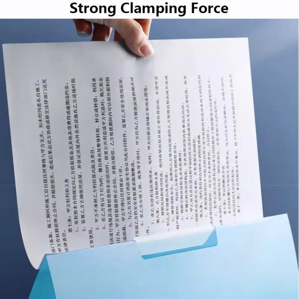

High Quality PP A4 Clipboard Loose Leaf Rotating Side Open Buckle File Folder Paper Memo Clip School Offce