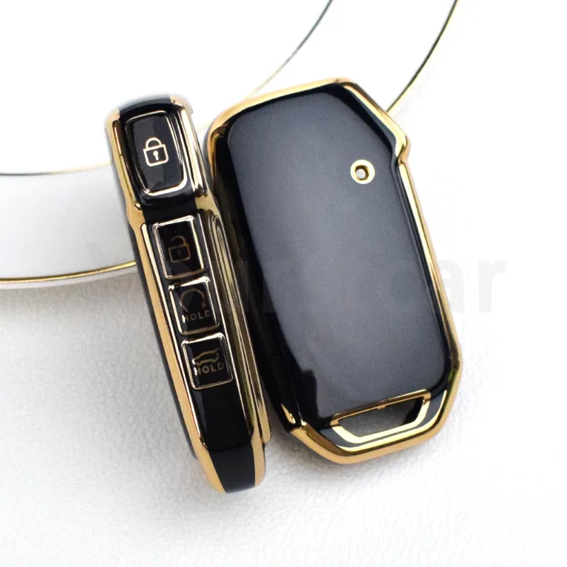 لكيا راي 2023 سبورتاج 2022 K7 2020 كادينزا 2020 سورينتو 4 سول تيلورايد K3 سيراتو 2020 بولي يوريثان سيارة مفتاح بعيد فوب غطاء #4