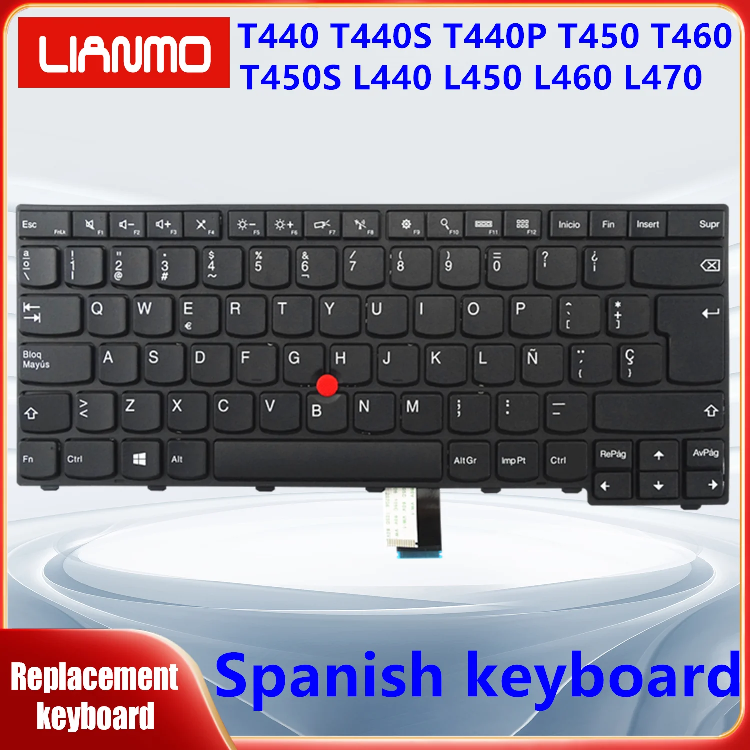 Espanha teclado do notebook adequado para lenovo thinkpad t440 t440s t440p t450 t450s t460 l440 l450 l460 l470 t431s e431 e440
