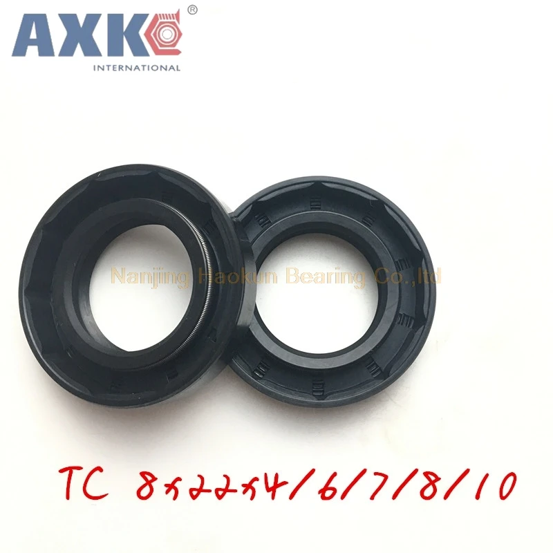 10pcs AXK  TC 8x22x4 8x22x6 8x22x7 8x22x8 8x22x10 NBR 8x22 Skeleton Oil Seals AXK  high-quality Seals Radial shaft seals