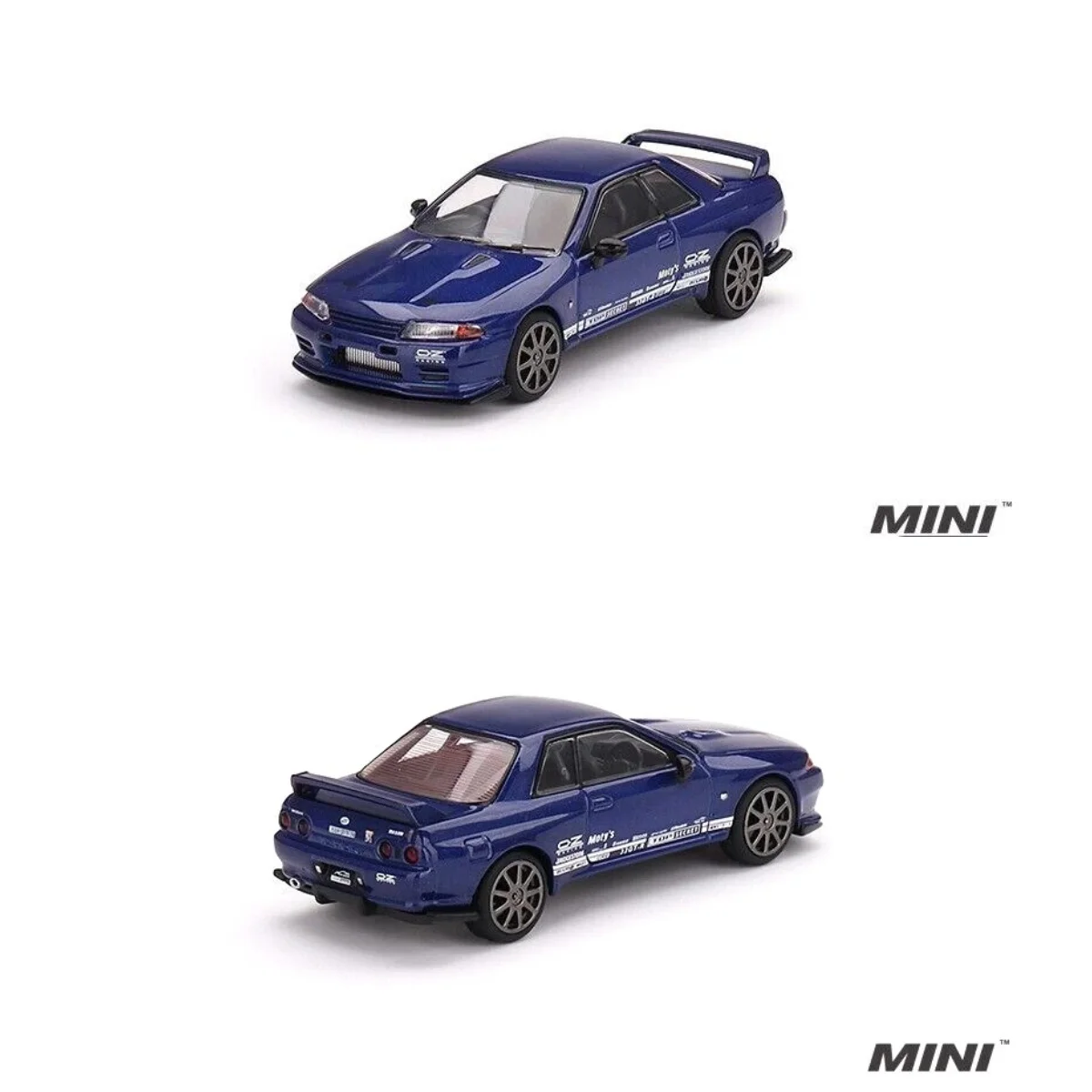 MINI GT Skyline GT-R Top Secret VR32 Metallic Blue Diecast Car 1/64 #589 Alloy