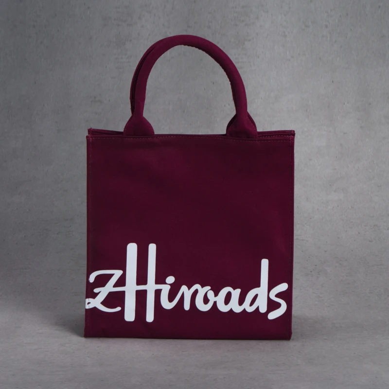Brand Solid Color Cotton Tote Bag Women's Fashion Handbag Shoulder