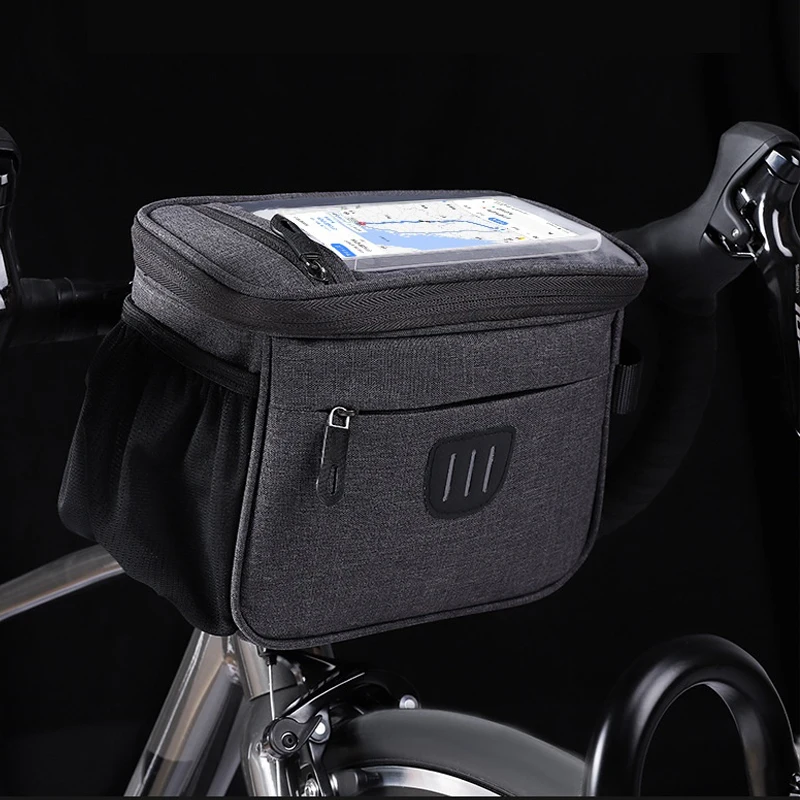 ESLNF Multifunktionale Fahrradtasche, große Kapazität, wasserdicht, modische Lenkertasche, ausgewogenes Fahrrad, einfach zu installierende Fahrradtasche