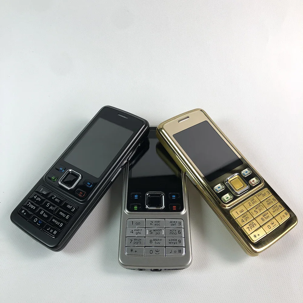 Оригинальный разблокированный мобильный телефон 6300, изготовленный в Финляндии, 2G GSM, 2 МП, русский, арабский, иврит, английская клавиатура, мобильный телефон