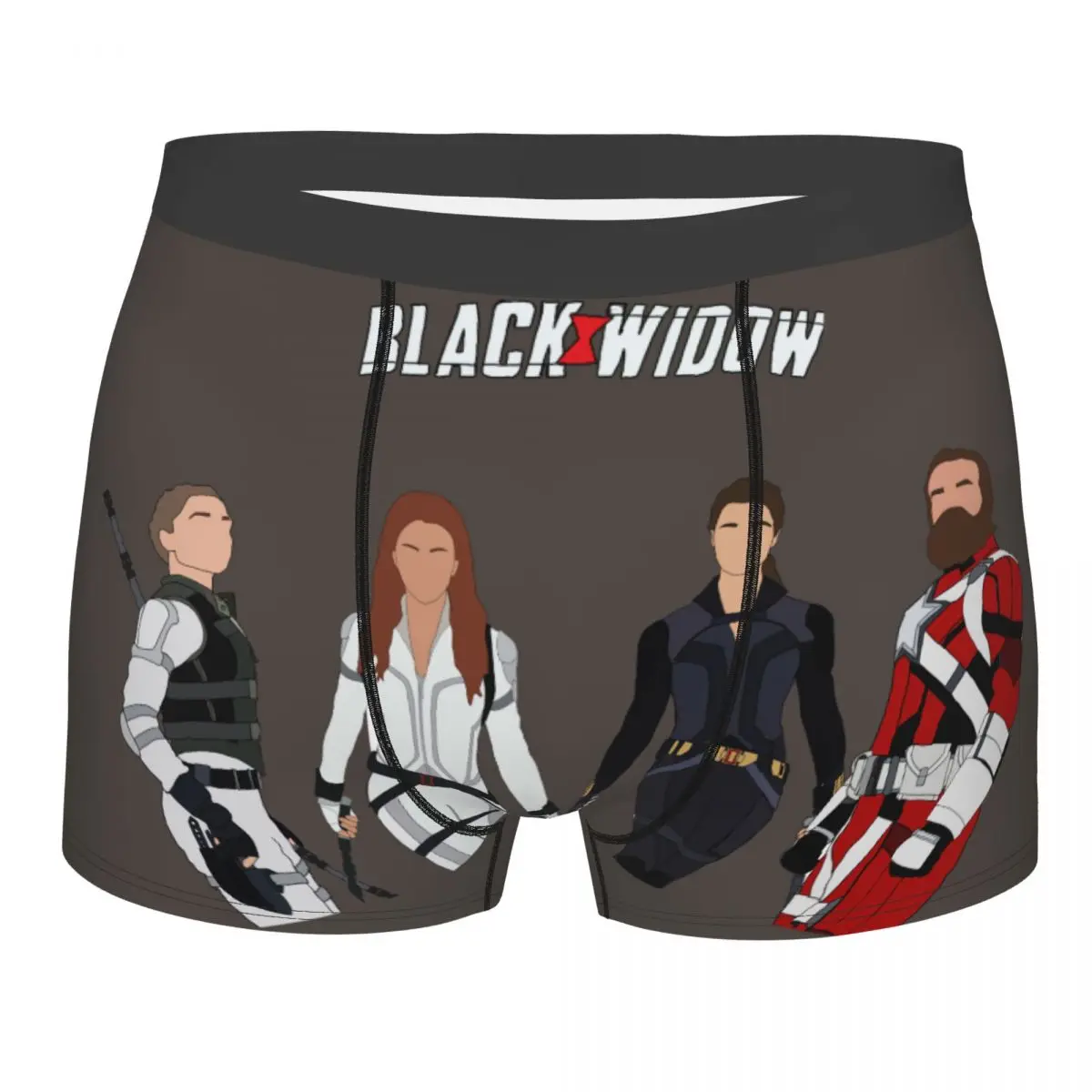 

Custom Black Widow Wallpaper Superhero Boxer Shorts For Men 3D Printed Underwear Panties Briefs Breathable Underpants