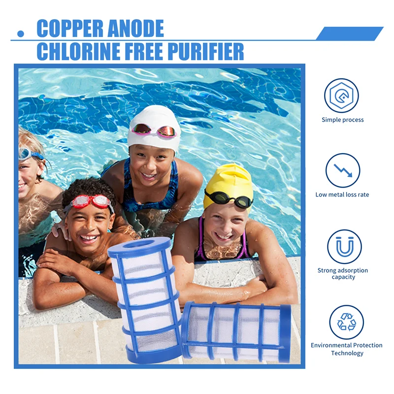 Pantalla de filtro de repuesto AB33-2PCS para ionizador limpiador purificador de piscina Solar