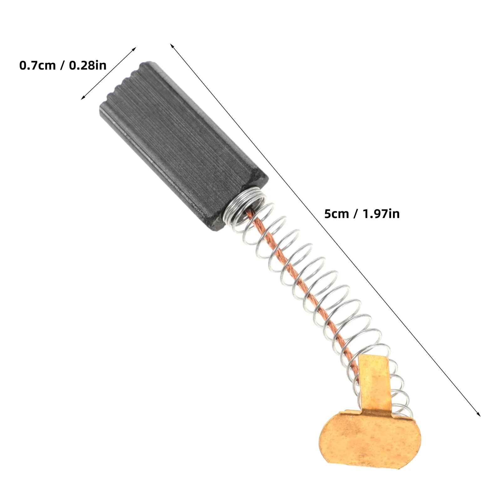 10 peças de reposição das escovas de carbono do motor elétrico dos pces para a ferramenta rotativa escovas do motor de carbono da operação da liga de alta temperatura
