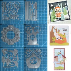 Lucky Goddess Metal Cutting Dies Winter Time Diy Scrapbooking Photo Album Decorative Embossing Paper Card Crafts
