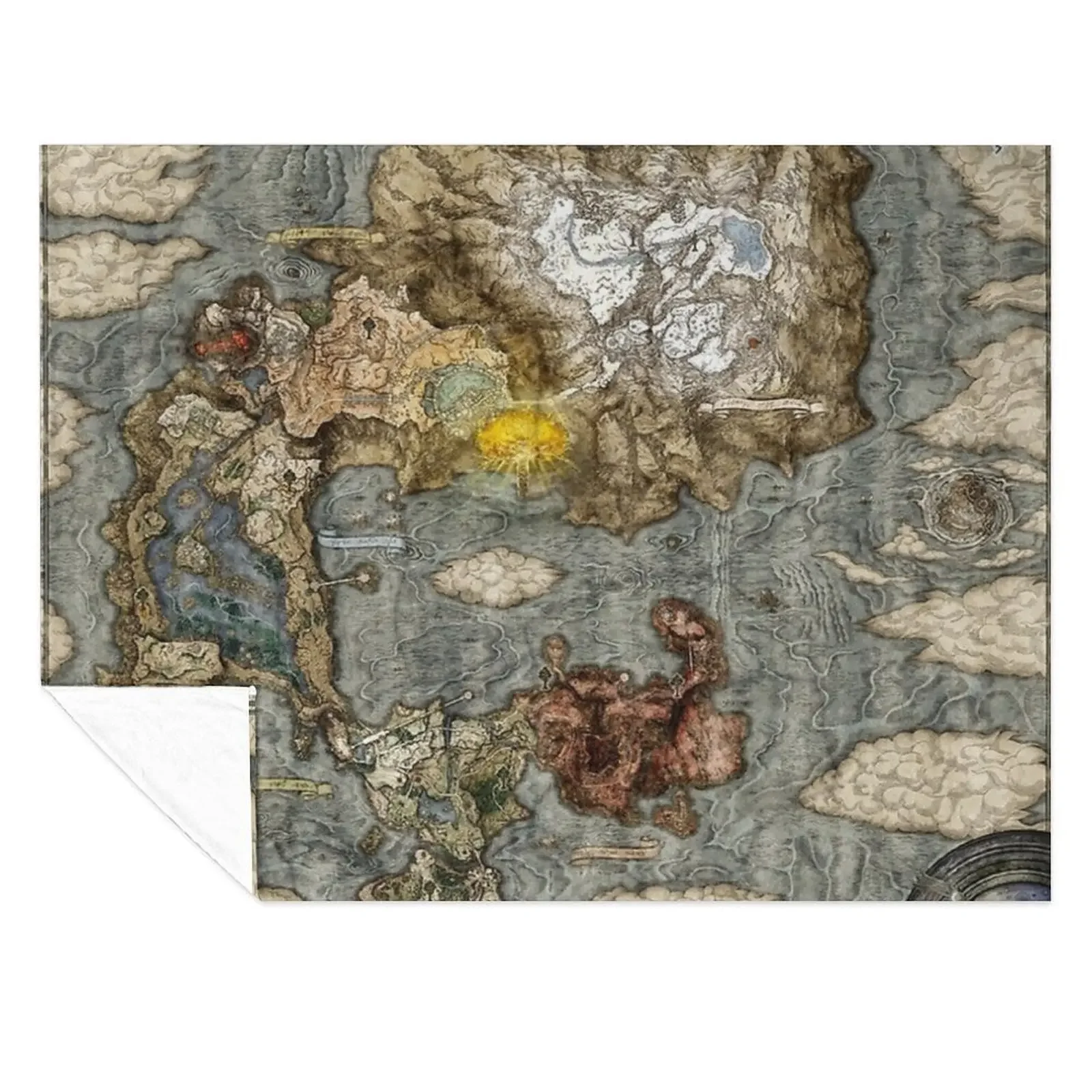 

E.L.D.E.N MAP Classic Throw Blanket Sleeping Bag Large Luxury Designer Retros Blankets