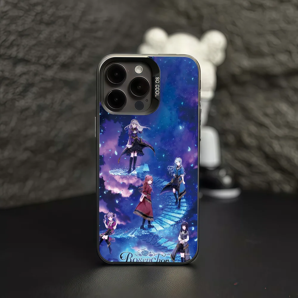 أنيمي R-Roselia بانغ حلم جراب هاتف لسامسونج A07 A17 A06 S25 S24 S23 الترا FE زائد واقية IMD اللون غطاء #3
