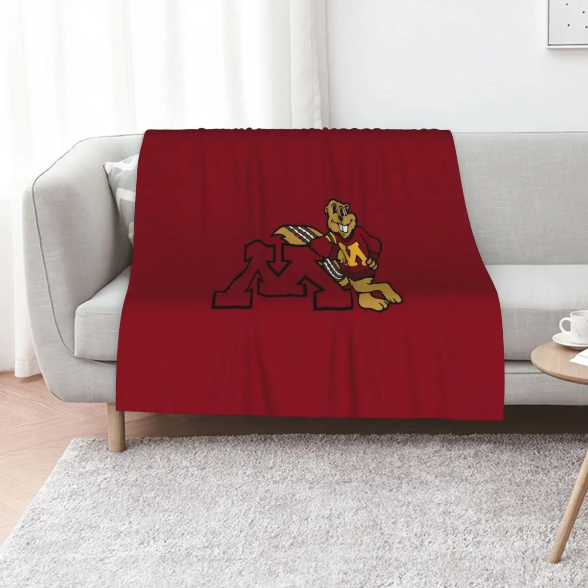 Goldy Gopher Throw Blanket halloween Baby Soft Beds Decorative Beds cosplay anime Personalized Gift Blankets