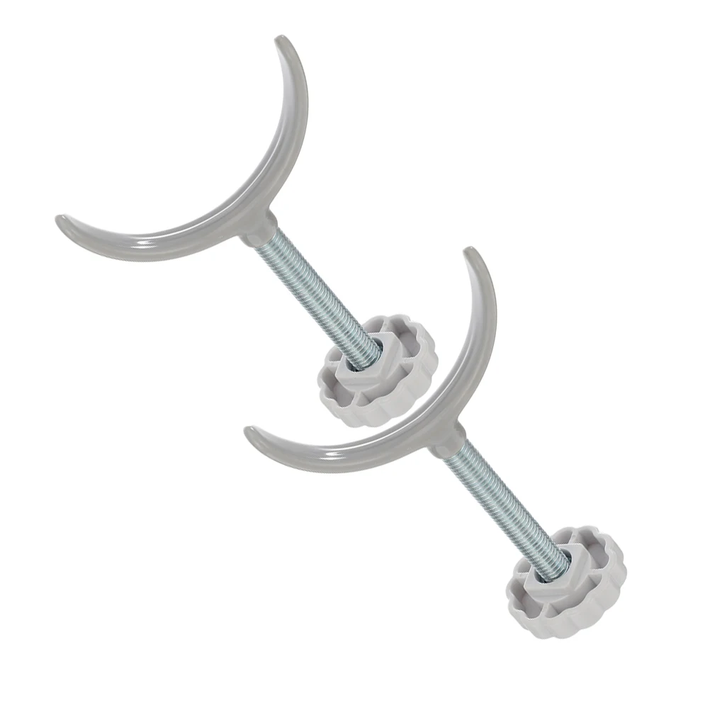 

2 шт., детские защитные ограждения, U-образный адаптер для фиксатора лестничных ворот для дверных рамок, прочные металлические фитинги для защитных ворот