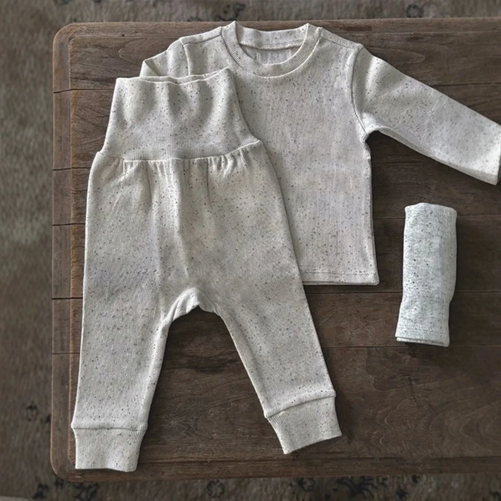 Autumn New Baby Long Sleeve Home Clothes Set Infant Cotton Shirts + Leggings 2pcs Suit For Boy Girl Toddler Outfits