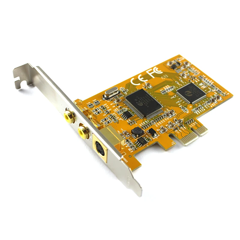 2 PORTS AV Svhs PCIE X1 878A Capture Card PCI-E 878 Sonography Medical Image Terminal Connector Video Capture Card SDK2000 1394