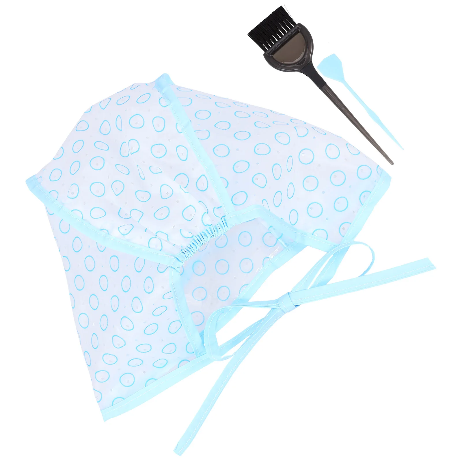 

4pcs Hair Dyeing Caps Blue Highlight Brushes Black Salon Tools Home Coloring Kits Styling Accessories Dye Cap Hair Care