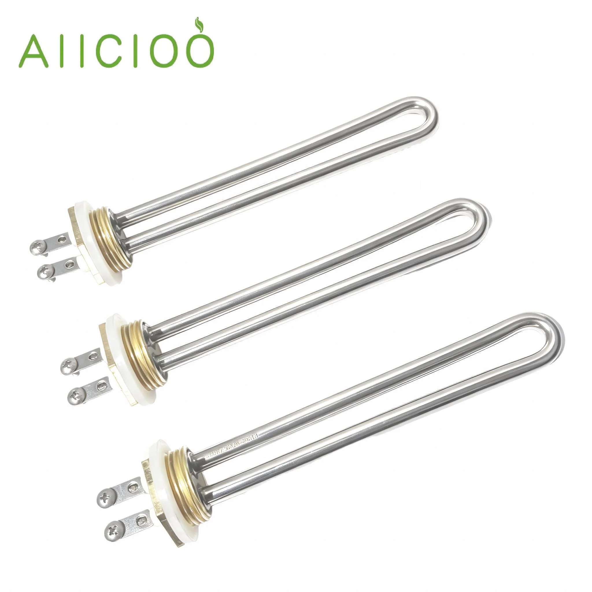 AIICIOO Heating Element DN25 1inch Immersion Heater Tubular Heating Element 220v Boiler/Water Tank SUS304 750W 1000W 1500W
