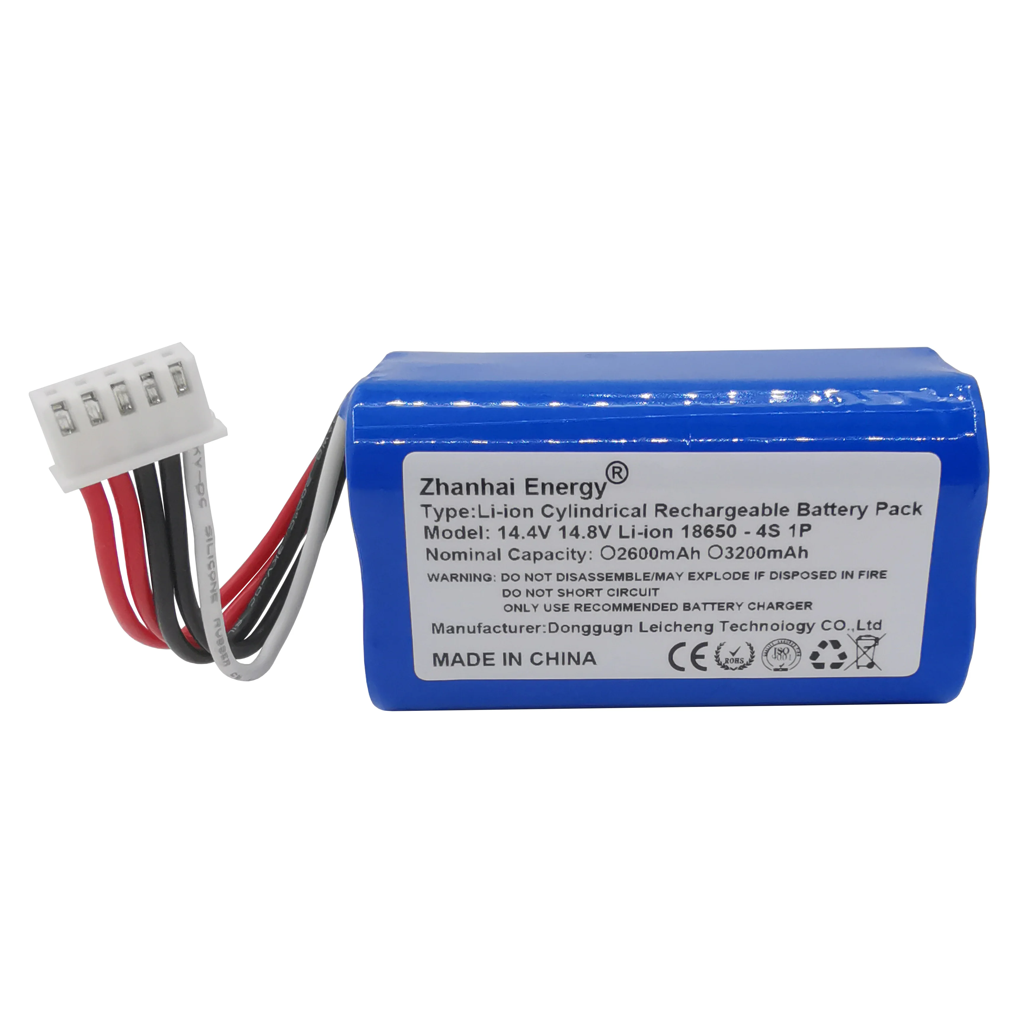 14.4V 14.8V 2600mAh 3200mAh Li-Ion Rechargeable Battery Pack For Robot Vacuum Cleaners Sysperl V41P Backup Battery New Wholesale