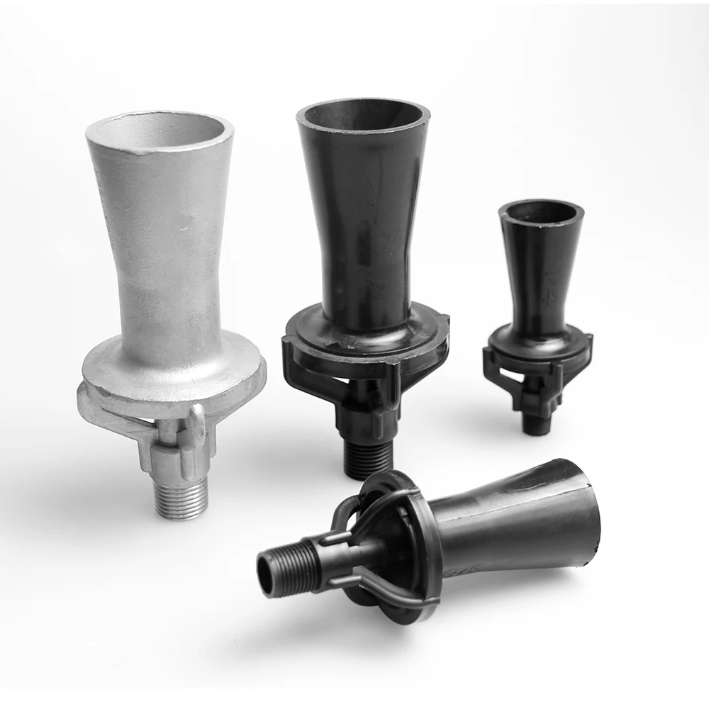 화주에 고온 및 내식성 저항성 중력식 1/4인치 항산화 액상 플라스틱 혼합 노즐