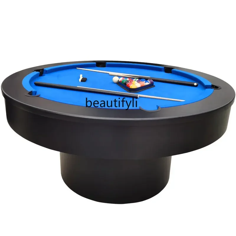 

round Pool Table Standard Commercial Multi-Function Billiards Dining Table Conference Table Home Indoor